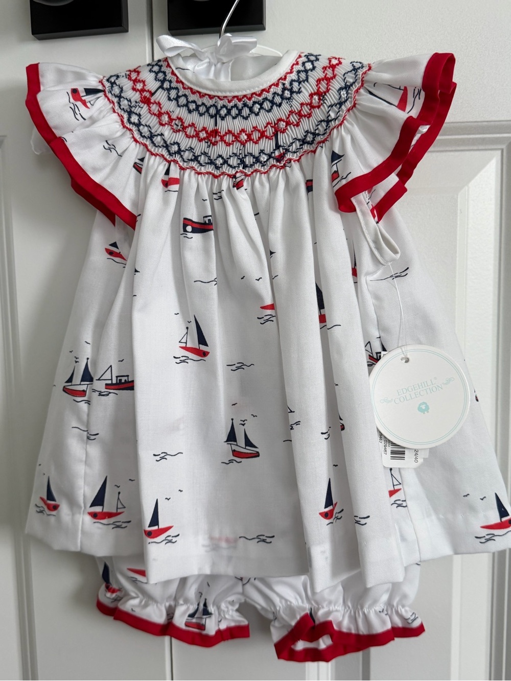 NWT Edgehill Collection Baby Sailboat Set 12m